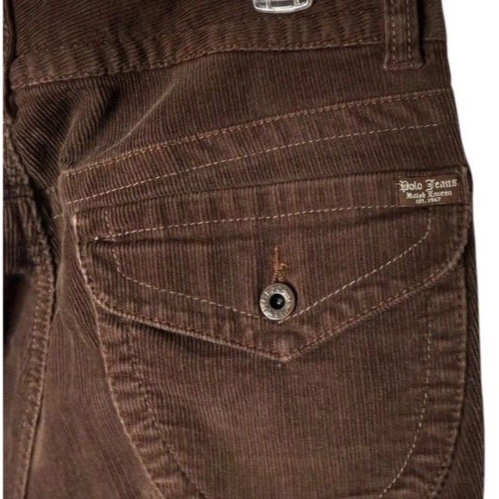 Polo Jeans Company Wendy Jean Brown corduroy pants Size 14x30